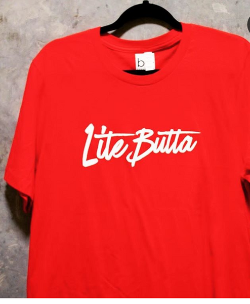 MEN LiteButta TShirt - RED/White