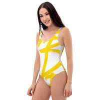 One-Piece Swimsuit yellow